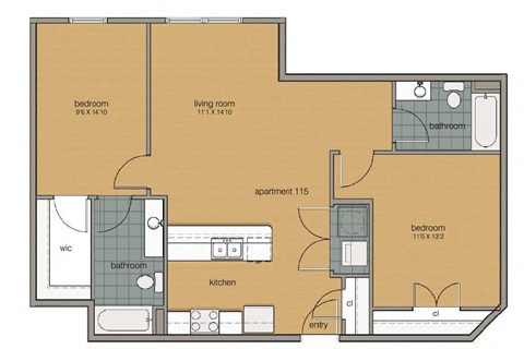 Gramercy Row Floor Plan